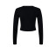 WOMEN'S MICRO RIB LONG SLEEVE BABY TEE